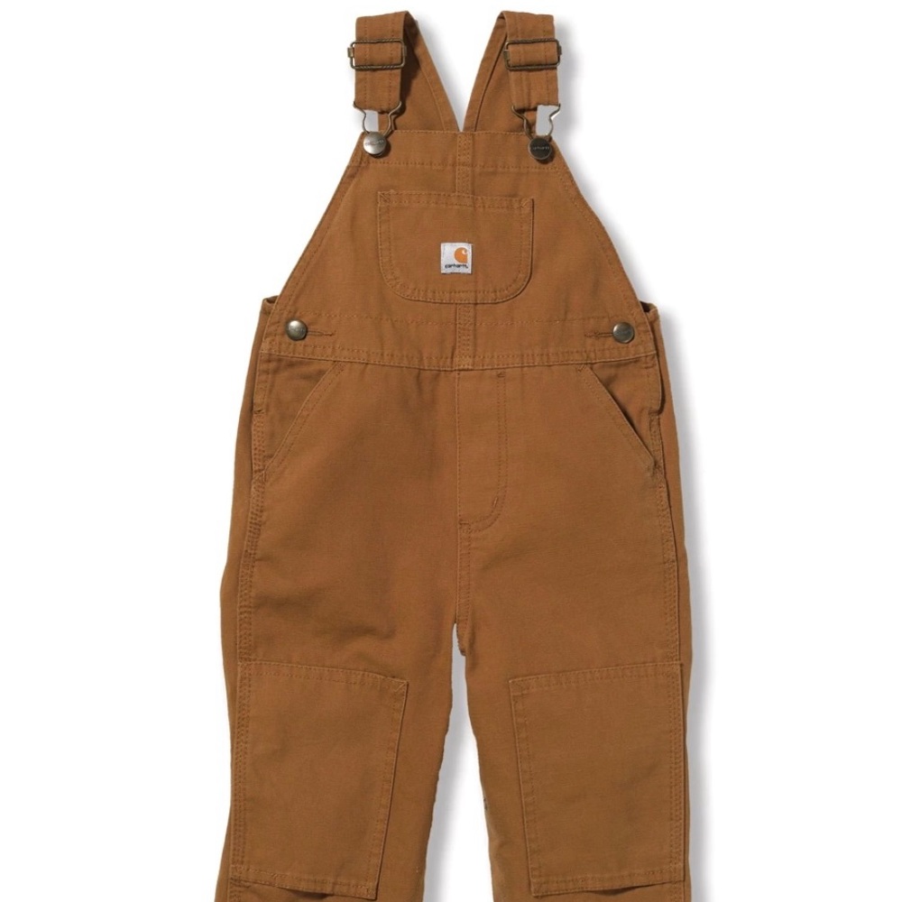 NEW CARHARTT TODDLER/KIDS' CANVAS BIB OVERALL SIZE 12 MONTHS